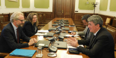 8 October 2018 The Chairman of the Foreign Affairs Committee in meeting with the Austrian Ambassador to Serbia